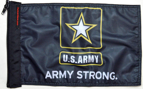 Forever Wave Army Strong Flag, 12" x 18"