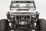 Fab Fours Front Grumper Winch Bumper - Bare Steel