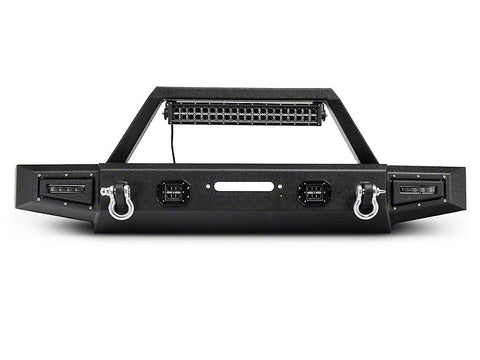 Barricade Vision Series Front Bumper w/ LED Fog Lights, Work Lights & 20 in. LED Light Bar