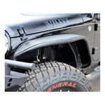 Aries Automotive Front Tubular Fender Flares, Black Textured Powder Coat - Pair