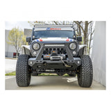 Aries Automotive Front Tubular Fender Flares, Raw Aluminum - Pair