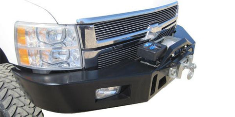 Hanson Heavy Duty Flat-Top Front Winch Bumper 2011-2012 Chevy 2500/3500