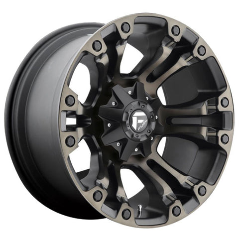 Fuel Off-Road Vapor Wheel - 17" x 9" - Black & Machined Tint