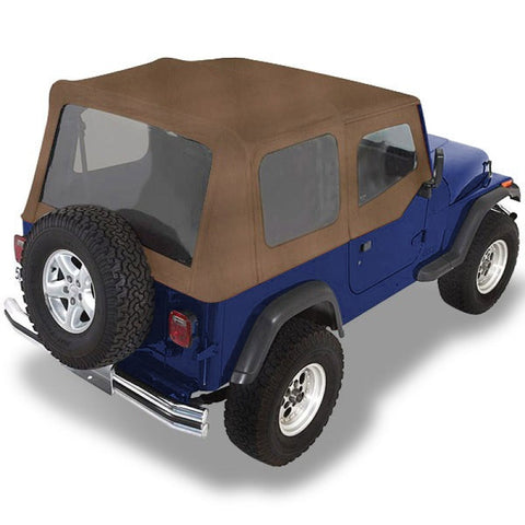 Rugged Ridge XHD Replacement Soft Top w/ Door Skins & Clear Windows - Spice