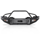 Fab Fours Lifestyle Front Winch Bumper w/ Grill Guard & 1" D-Ring Mounts - Matte Black Powder Coat