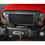 Rugged Ridge Front Spartan Grille - Black with Black Screen