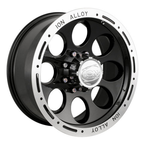 iON 174 Black Wheel 15" x 8" - 5" x 4.5" Bolt Pattern, Back Spacing 3.5" - Matte Black