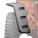 Rugged Ridge Hurricane Flat Fender Flare Kit, Textured Black - 4 Piece