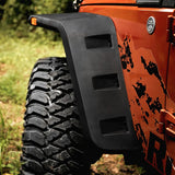 Rugged Ridge Hurricane Flat Fender Flare Kit, Textured Black - 4 Piece