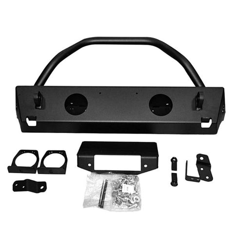 Warn Stubby Front Bumper Kit w/ Tube Black