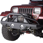 Rampage Heavy Duty Front Bumper w/ Stinger - Textured Matte Finish, Black