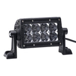 Rigid Industries 4" E-Series LED Light Bar, White with Spot Pattern