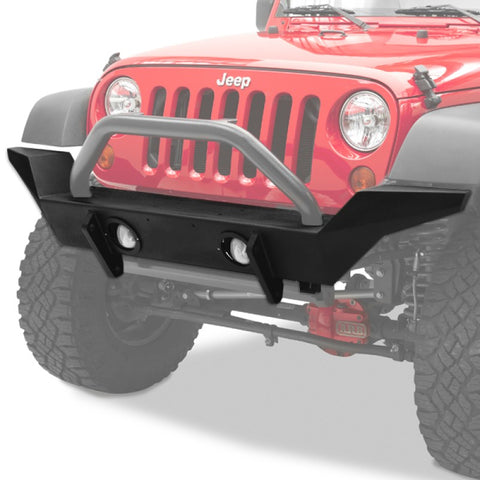 Bestop Highrock 4x4 High Access Front Bumper w/ 3/4" D-Ring Mount - Matte Black