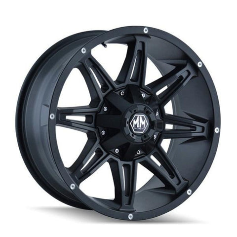 Mayhem Rampage 8090 Series Wheel - 17" x 9" - Matte Black