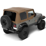 Bestop Supertop NX w/ Tinted Side & Rear Windows, For Use w/ Factory Steel Lower Half Doors Spice