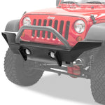 Bestop Highrock 4x4 High Access Front Bumper, Powder Coated - Black Metal