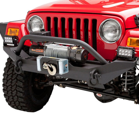 Body Armor 4x4 Front Formed Winch Bumper (w/ Winch Plate & Grille Guard)