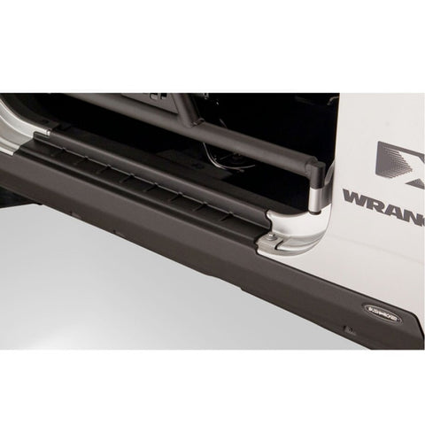 Bushwacker Trail Armor Rocker Panel & Sill Plate Combo, Black - Pair