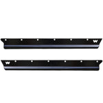 Warn Rock Sliders - Black Powder Coat