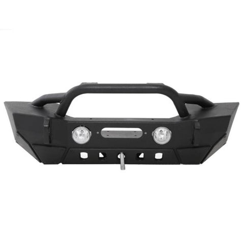 Smittybilt XRC Gen2 Front Bumper w/ Winch Plate & D-Ring Mounts - Textured Matte Black Powdercoat