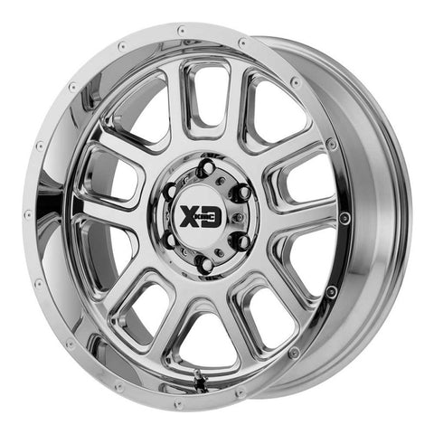 KMC XD828 Delta Series Wheel 20" x 12" - Chrome