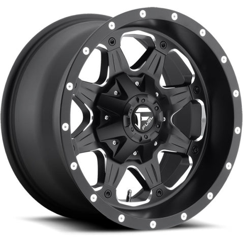 Fuel Boost Series Wheel - 17" x 9" - Bolt Pattern 5 x 4.5" & 5 x 5" - Matte Black