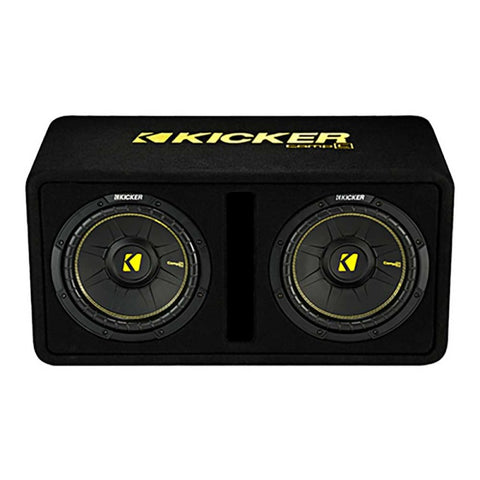 Kicker Dual CompC 10" Subwoofers in Vented Enclosure