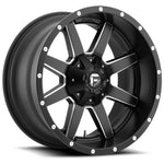 Fuel Maverick Series Wheel - 18" x 9" - Bolt Pattern 5 x 4.5" & 5 x 5" - Black and Milled