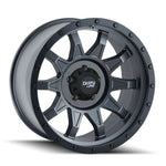 Dirty Life Roadkill 9301 Series Wheel, 18" x 9" - Matte Gunmetal/Black Beadlock