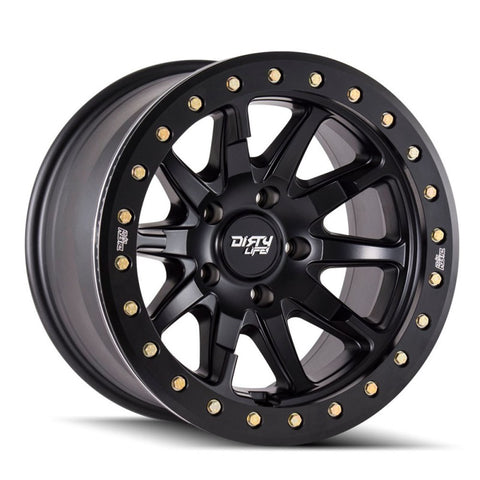 Dirty Life DT-2 9304 Series Wheel, 17" x 9", 5" x 5" Bolt Pattern - Matte Black