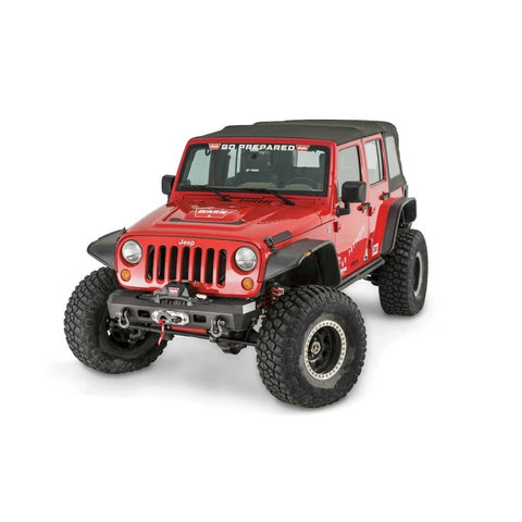 Warn JK Elite Front Stubby Bumper w/o Grille Guard