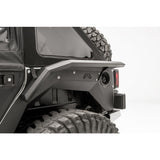 Fab Fours Rear Fender Flares, Steel, Matte Black - Pair