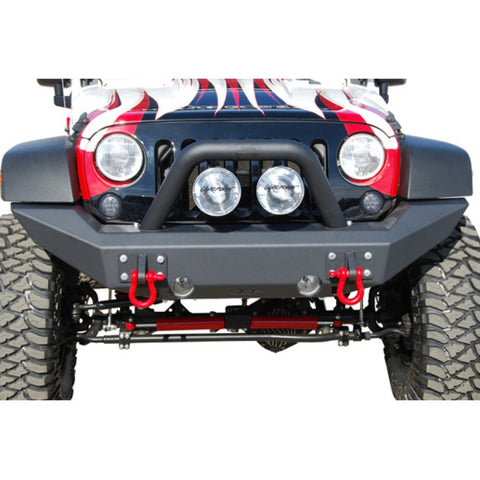 MBRP Front Full Width Non-Winch Bumper w/ Light Bar, Grill Guard & 3/4" D-Ring Bracket Mounts