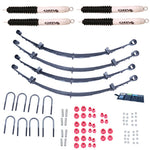 ORV by Rugged Ridge 2" to 2.5" Leaf Spring Lift Kit w/ Nitro Gas Shocks