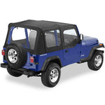 Pavement Ends Replay Soft Top w/ Clear Windows & Upper Door Skins, Black Denim