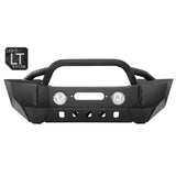 Smittybilt XRC Gen2 Front Bumper w/ Winch Plate & D-Ring Mounts - Light Textured Black