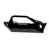 Teraflex Front Epic Bumper w/ Hoop, Center Drum Winch, Steel - Textured Black Powder Coat