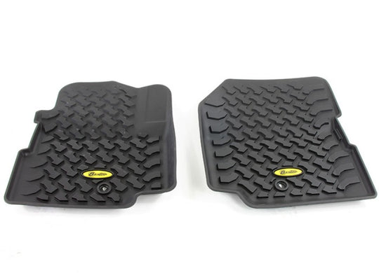 Bestop Front Floor Liners, Black - Pair