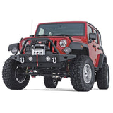 Warn Front Rock Crawler Bumper, Steel - Black